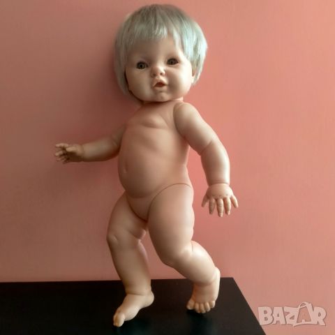  Кукла Бебе Berjusa Испания Момиченце Маркировка 50 см, снимка 11 - Колекции - 46430319