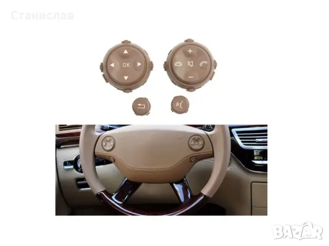 Mercedes CL-Class W216 Pre-Face Капачета за волан , снимка 2 - Части - 50220964