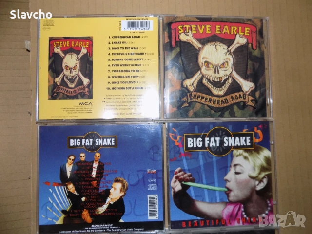 Дискове на -Steve Earle/Big Fat Snake-Beautiful Thing/Roger McGuinn-Back from Rio/Dizzy Mizz Lizzy, снимка 9 - CD дискове - 39950432
