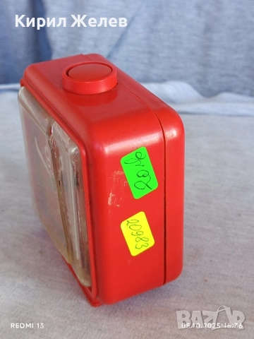 Стар рядък механичен будилник СССР за КОЛЕКЦИОНЕРИ 20983, снимка 7 - Антикварни и старинни предмети - 51952689