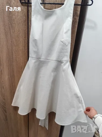 Къса бяла рокля Zara, снимка 1 - Рокли - 48554868