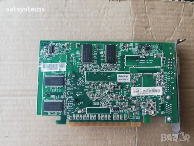 Видео карта ATi Radeon Asus X600 RV370XT 256MB DDR 128bit PCI-E, снимка 10 - Видеокарти - 45370883