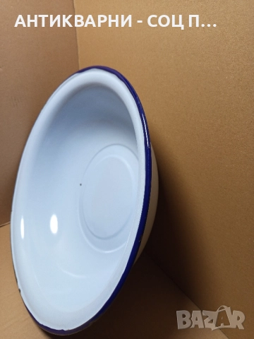 Соц Стар Голям Емайлиран Български Леген 1976г., снимка 9 - Антикварни и старинни предмети - 52057404