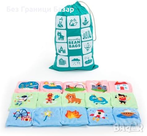 Нови Сензорни Меки Торбички за Игра и Учене, Деца 3+ Learning Resources , снимка 3 - Образователни игри - 45359686