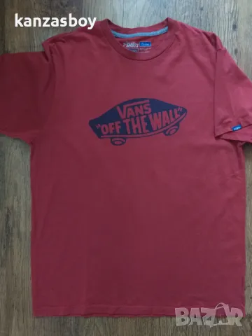 vans off the wall - страхотна мъжка тениска Л, снимка 4 - Тениски - 46959505