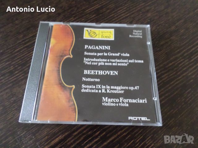 Paganini / Beethoven, снимка 1 - CD дискове - 46322134