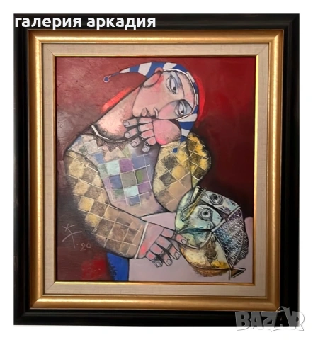 Кръстю Тодоров-Кеца /1959-2022г./ - картина 57 х 52 см.