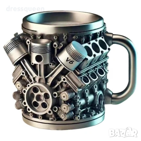 4833 Детайлна термо чаша за фенове на колите и ценители на високите скорости