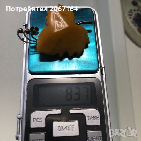 Руска кехлибарена брошка, снимка 6 - Други - 45841973