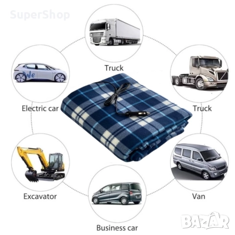 Електрическо одеяло B001 - 12V, снимка 4 - Аксесоари и консумативи - 52054680
