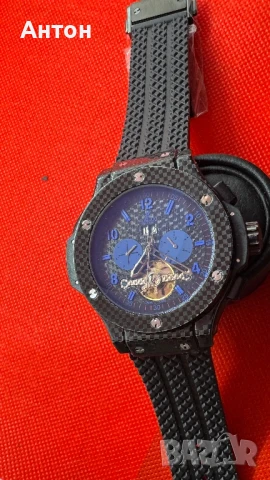 Мъжки часовник Hublot с автоматичен механизъм, снимка 7 - Мъжки - 51145473