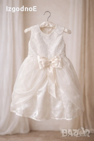 Разкошна шаферска рокля, рокля за повод, рокля за кръщене, снимка 2 - Детски рокли и поли - 25496402