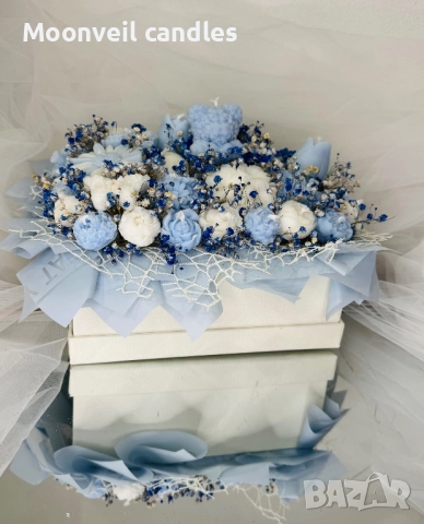 Ароматни букети изработени ръчно от соев восък 🌸, снимка 5 - Декорация за дома - 52531960