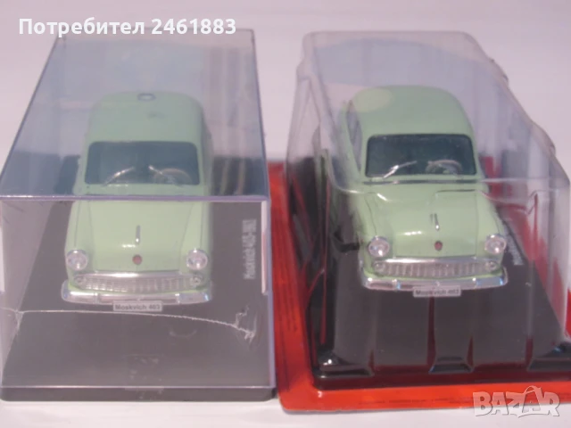 1/24 метални колекционерски колички Hachette Москвич 403 1963. Нови, снимка 2 - Колекции - 51222032