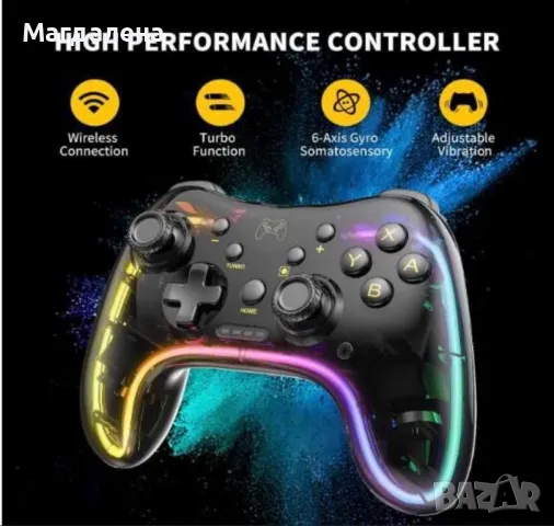 Gozxaiv Switch Controller, Wireless Switch Pro Controller, снимка 2 - Аксесоари - 46905734