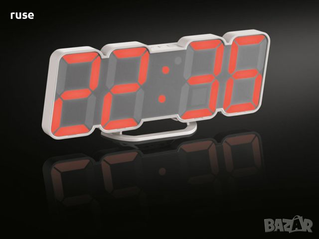 НОВИ! RGB часовник будилник LED с дистанционно час, дата, температура, снимка 7 - Друга електроника - 45781046
