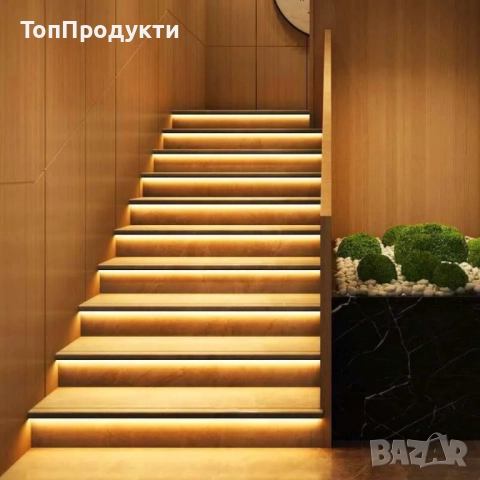 Интелигентен LED контролер със сензор за движение за стълби, 32 канала, 12/24V, снимка 3 - Лед осветление - 52961385