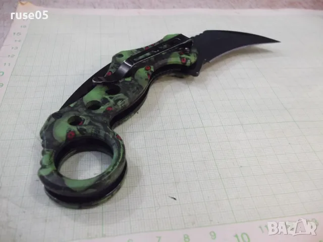 Нож "Derespina GY19-B Karambit Tactical" стоманен сгъваем, снимка 9 - Ножове - 47011731