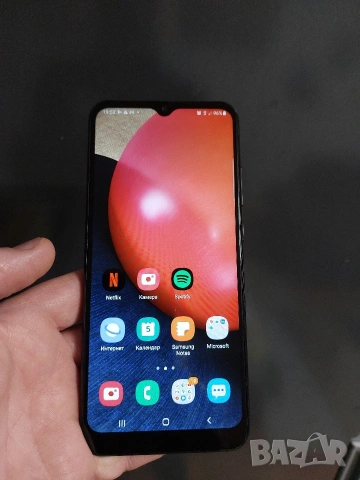 Samsung Galaxy A02s, зарядно и кабел