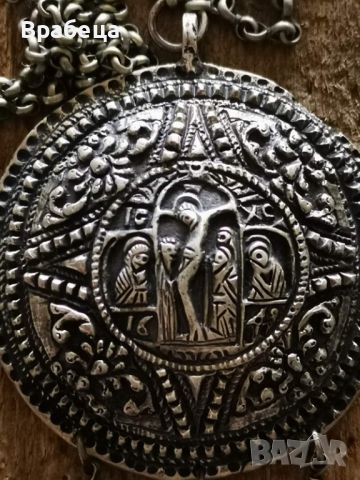 Стар сребърен религиозен накит. , снимка 9 - Антикварни и старинни предмети - 45765900