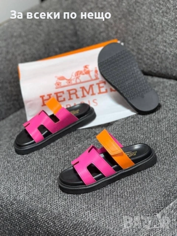 Hermes Дамски Чехли Хермес - Различни Цветове Код E1354, снимка 6 - Чехли - 53970880