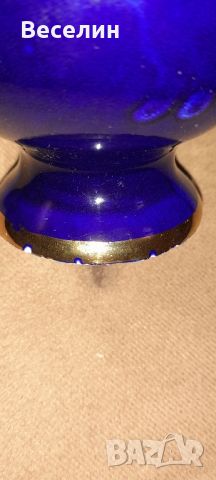 Кобалтова ваза (амфора) Намаление , снимка 6 - Вази - 45804542