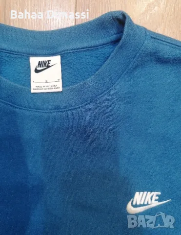 Nike Fleece Суичър мъжки Оригинален , снимка 5 - Спортни дрехи, екипи - 48299806