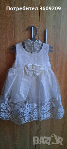 чисто нова рокля, снимка 3 - Бебешки рокли - 45070346