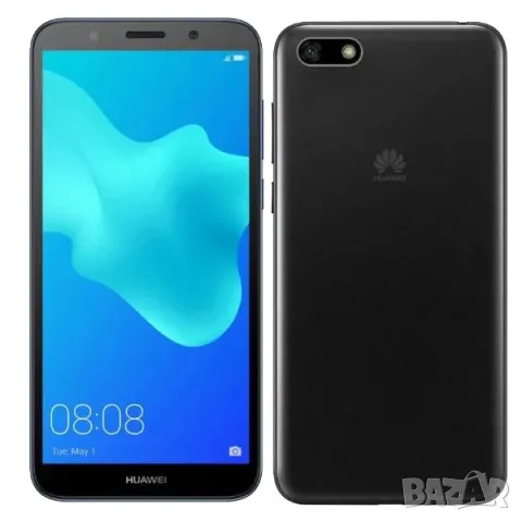 Смартфон Huawei Y5 Prime, черен, в отлично техническо и външно състояние, снимка 4 - Huawei - 47796346