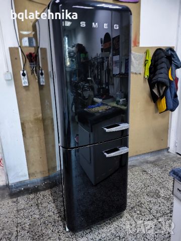 черен ретро хладилник smeg fab32nes7 , снимка 11 - Хладилници - 45224672