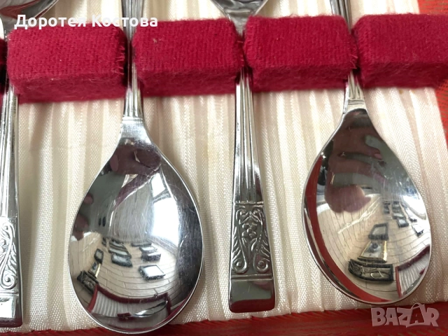 Красив комплект от Англия в оригиналната му кутия, снимка 5 - Антикварни и старинни предмети - 52641559