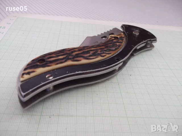 Нож сгъваем полуавтоматичен - 4, снимка 16 - Ножове - 51514849