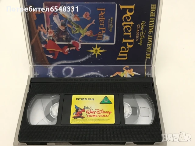 Видеокасета Питър Пан , снимка 2 - Анимации - 51410622