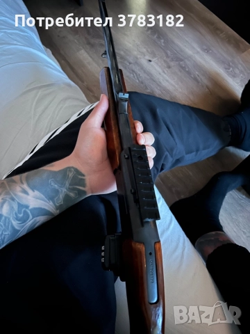 ПРОДАВАМ ИЖ 18 7.62х39 С ОПТИКА ЦИФРОВ НОЩЕН ПРИЦЕЛ 50 мм, снимка 6 - Ловно оръжие - 52308984