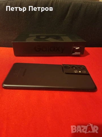 Samsung Galaxy S21 Ultra 5G 12GB RAM 128GB Phantom Black-Неразличим от нов!-комплект!, снимка 8 - Samsung - 53695453