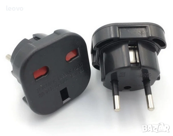 Адаптер от UK (британски) към EU (европейски), с детска защита, снимка 6 - Друга електроника - 53137777