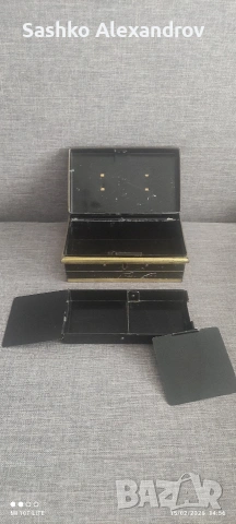 Винтидж английска метална кутия за пари - ENGLISH MAKE ( 1935 - 1945г.), снимка 12 - Други ценни предмети - 53577300