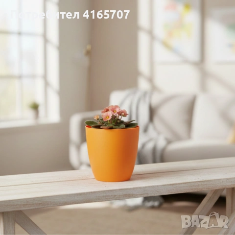 Саксия с поливна система Ø18×H16 см - за здрава коренова система, снимка 5 - Други стоки за дома - 53527177