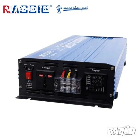 12V /3000 вата Инвертор с чиста синусоида Raggie или 24V/3000W, снимка 3 - Друга електроника - 47825756