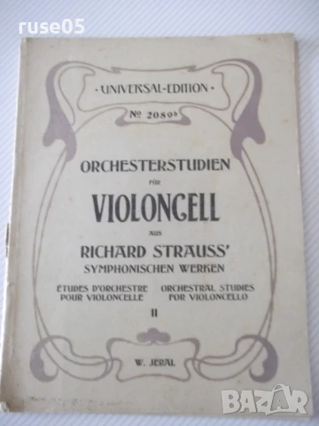 Ноти "ORCHESTERSTUDIEN FÜR VIOLONCELL AUS R.STRAUSS"-46стр.