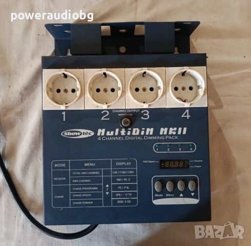 Четирикален димер ShowTec MultiDin Mk II - 4 по 6,3A