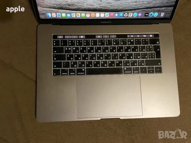 15" 8-core MacBook Pro А1990 Touch/Mid-2019/-i9/16GB RAM/512GB SSD, снимка 2 - Лаптопи за работа - 54164402