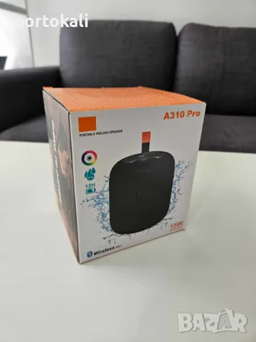 +Гаранция! НОВА! Bluetooth Тонколона колона колонка FM SD USB радио карта памет флашка A310 Pro, снимка 8 - Тонколони - 49903427