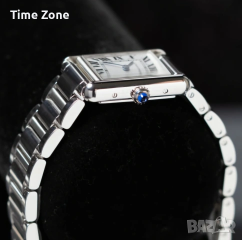 Cartier Tank Louis Cartier 30mm x 22mm Steel Swiss Quartz Movement Дамски, снимка 8 - Дамски - 54045487
