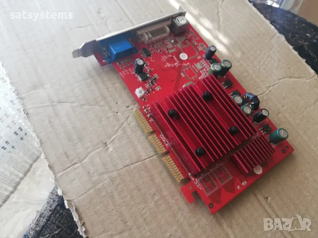 Видео карта NVidia GeForce Gainward 6200A 128MB GDDR2 64bit AGP, снимка 4 - Видеокарти - 47961288