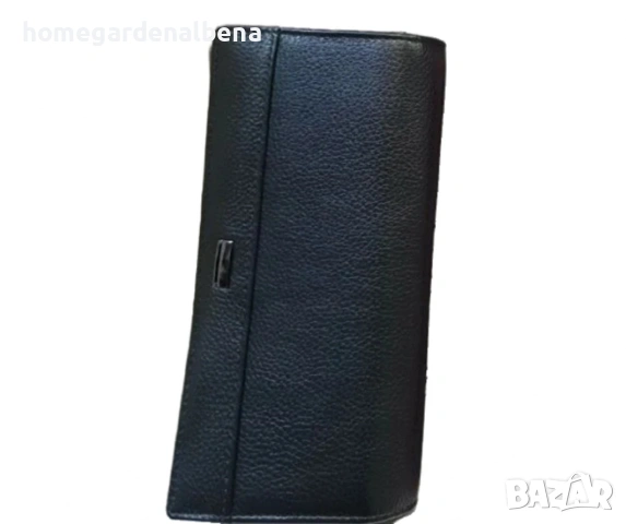 Класическо дамско портмоне естествена кожа — розово, червено, черно, кафяво, снимка 3 - Портфейли, портмонета - 54165113