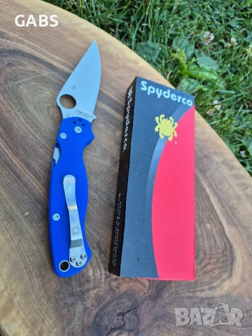 Сгъваем нож Spyderco Paramilitary C223, снимка 7 - Ножове - 50786930