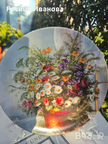 Rosenthal, Classic Rose декоративна чиния, снимка 3 - Декорация за дома - 50507586