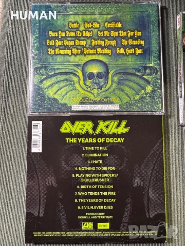 Overkill , снимка 14 - CD дискове - 54055450