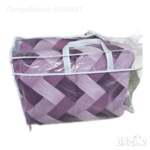 Олекотен юрган с цветни елементи 200 x 220 см, снимка 3 - Олекотени завивки и одеяла - 51143252